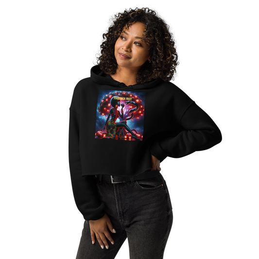 Eve Tempted Woman's Cropped Hoodie