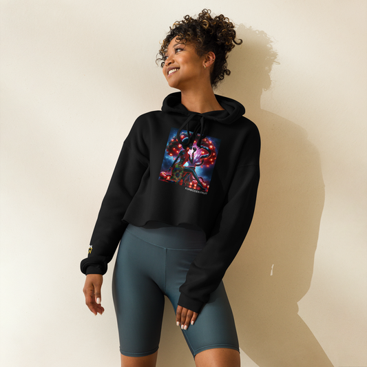 Eve Tempted Woman's Cropped Hoodie